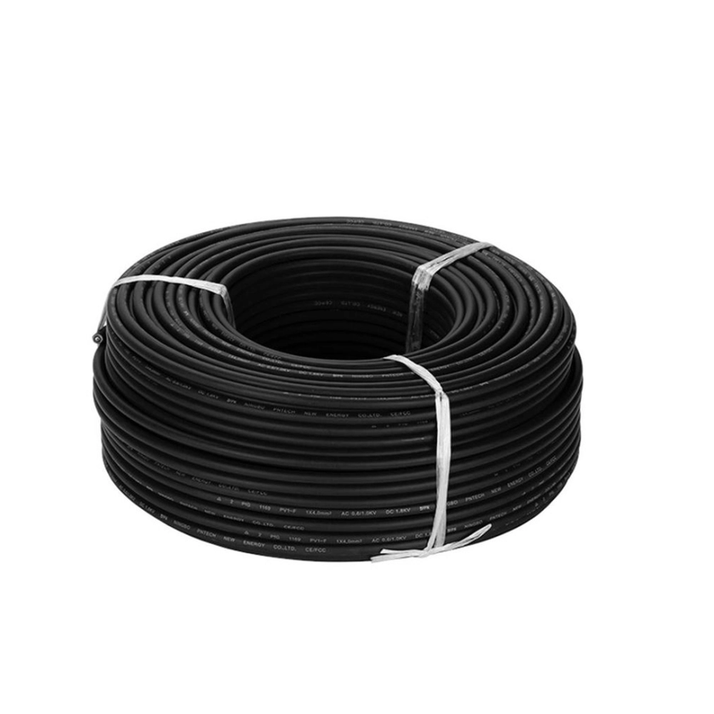 CABO SOLAR 6MM 1,8KVDC PRETO LAFEBER, LAFEBER, 