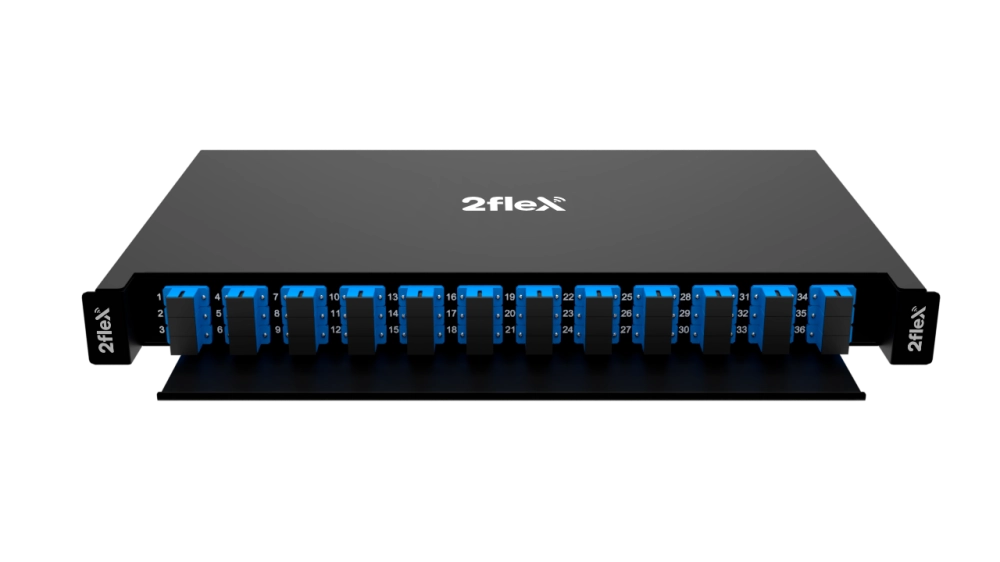 DIO 36FO COMPLETO CONECTOR SC UPC 2FLEX, 2 FLEX TELECOM, 