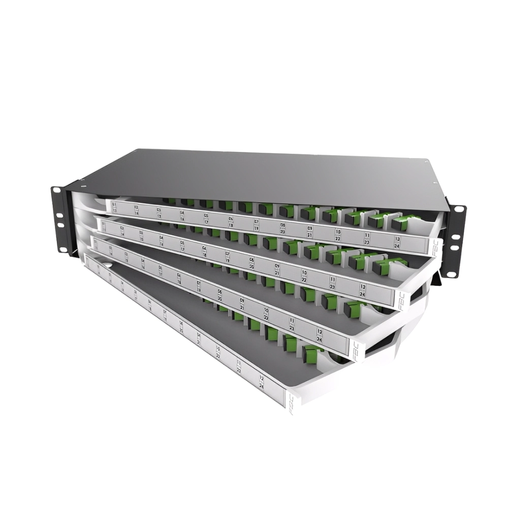 DIO ARTICULADO 144FO SC (APC) SM 19 6U PR FBC, FIBRACEM, DIO ARTICULADO 144FO SC (APC) SM 19 6U PR FBC, FIBRACEM,