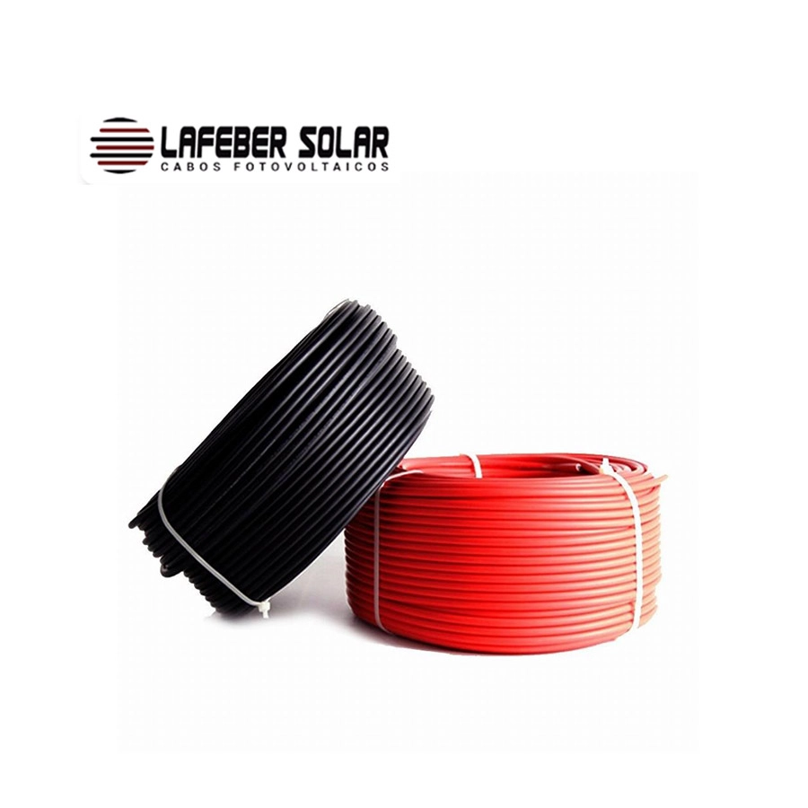 CABO SOLAR 4MM 1,8KVDC PRETO LAFEBER, LAFEBER, CABO SOLAR 4MM 1,8KVDC PRETO LAFEBER, LAFEBER,