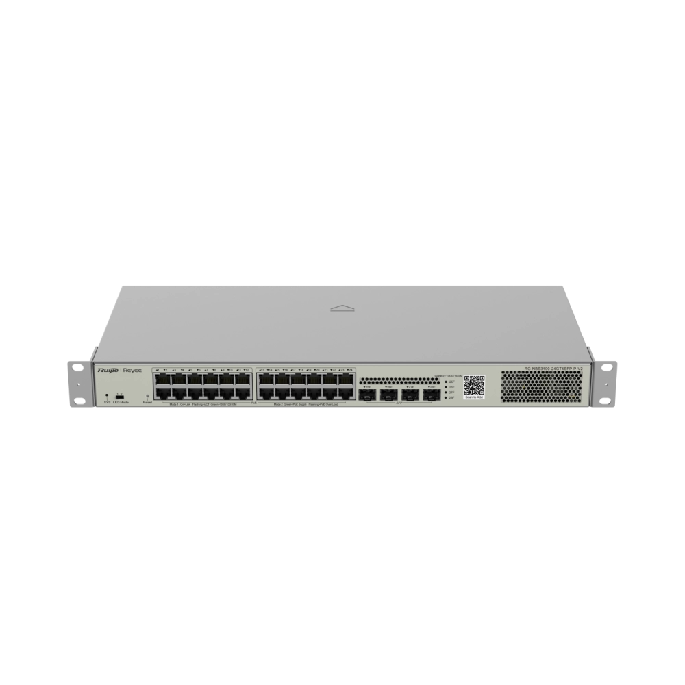 SWITCH POE 24PGE+04PSFP RG-NBS3100-24GT4SFP-P RJ, RUIJIE, SWITCH POE 24PGE+04PSFP RG-NBS3100-24GT4SFP-P RJ, RUIJIE,
